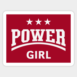 Power Girl (Youngster / Gal / Daughter / White) Sticker